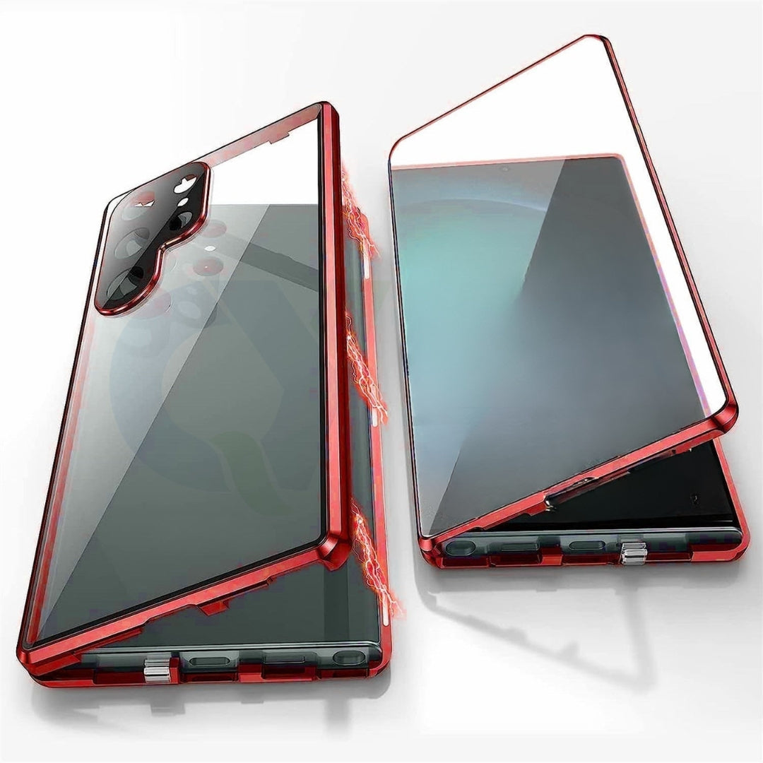 Double Glass Protected Magnetic Phone Case