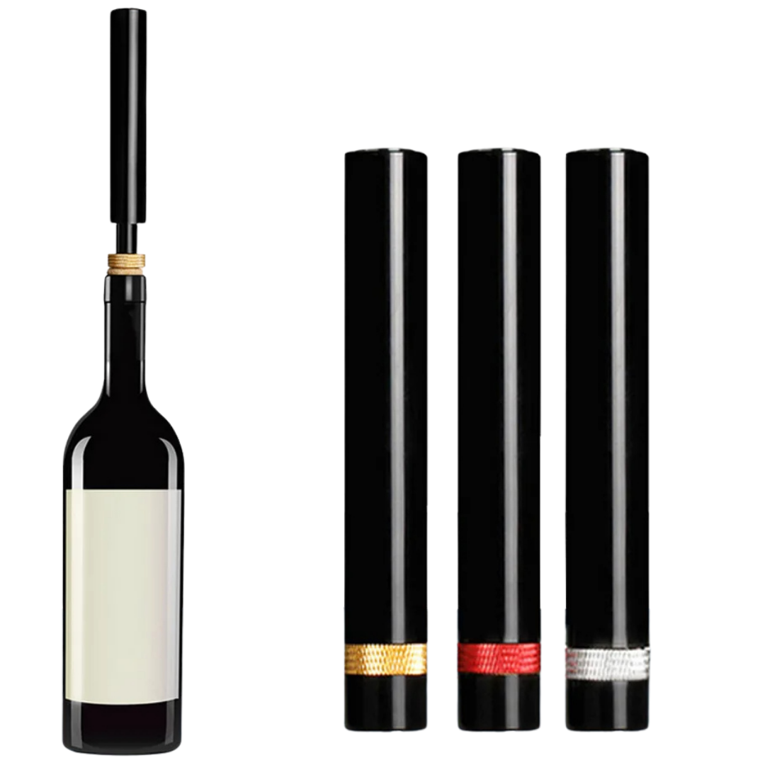Stainless Steel Corkscrew with Air Pressure Wine Opener
