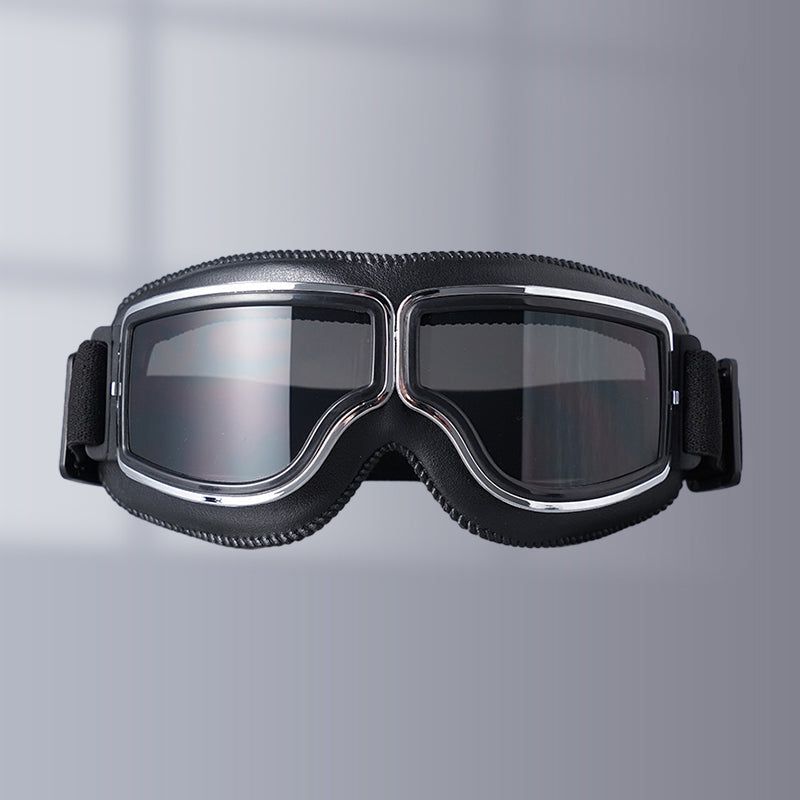 Adjustable Strap Vintage Style Motorcycle Goggles