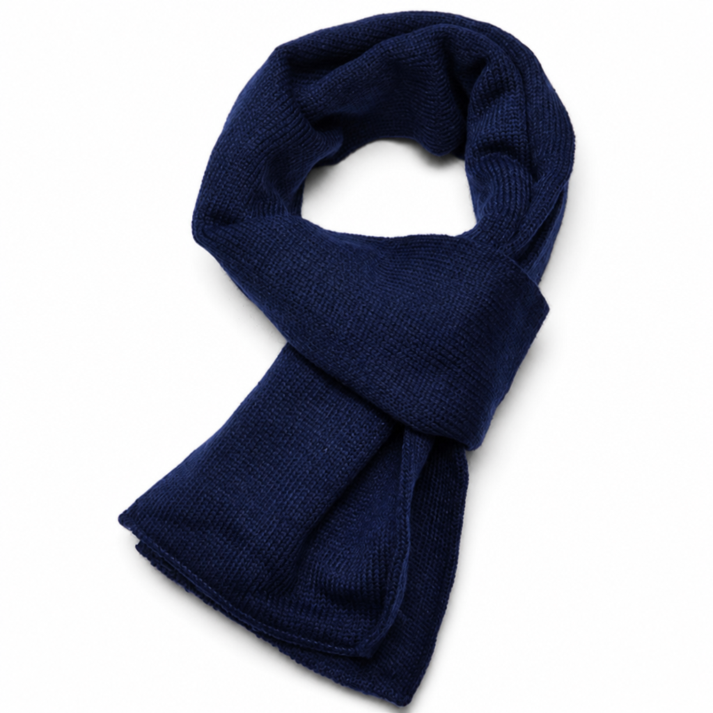 Double-Layer Soft Acrylic Scarf (Men's)