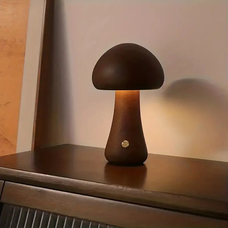 GloedGilde - Sophisticated Mushroom-Style Table Lamp