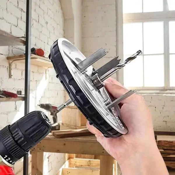 Circle Cutter Drill Attachment – Adjustable 45mm to 130mm