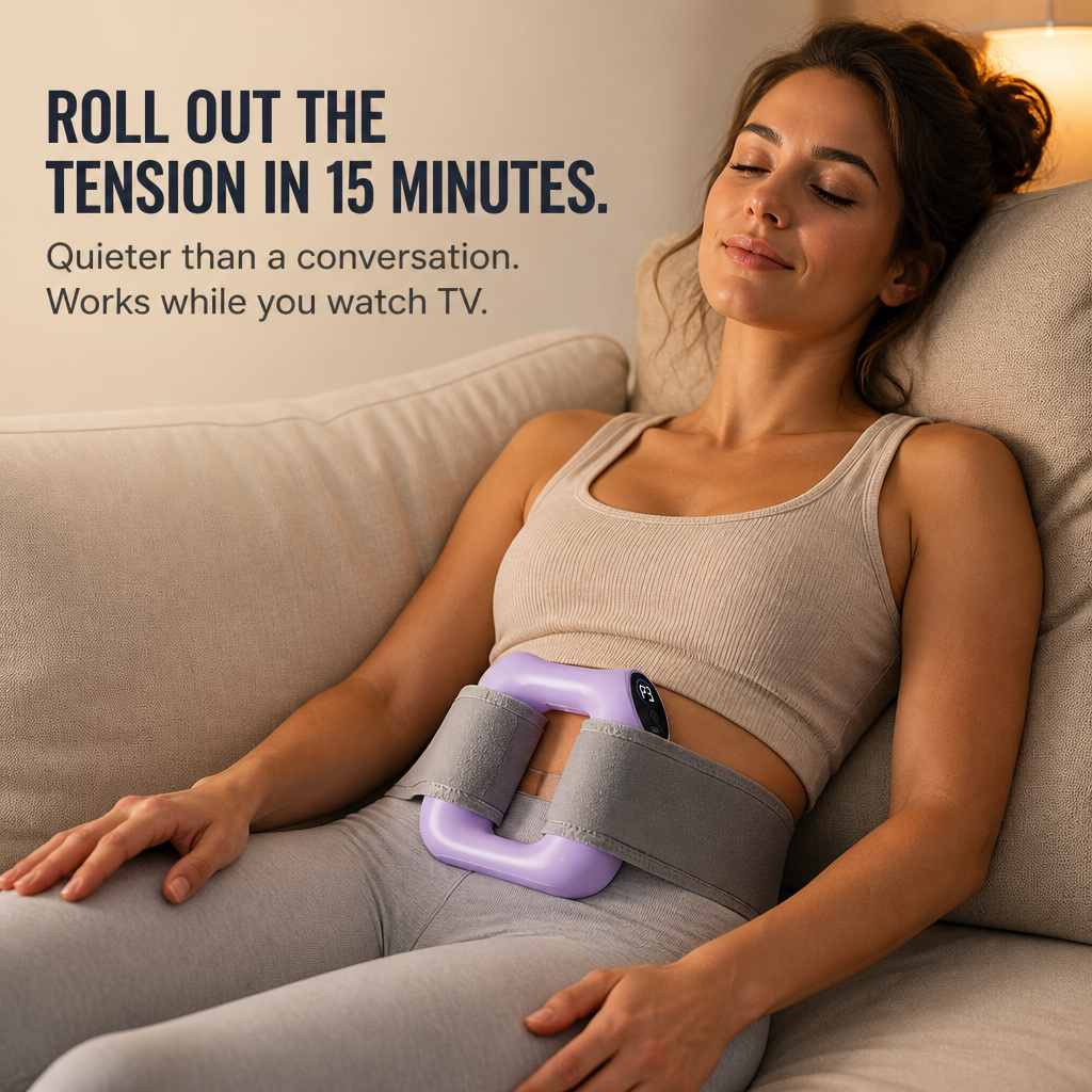 FasciaRoll™ — Release Persistent Belly Tightness In Just 15 Silent Minutes Daily