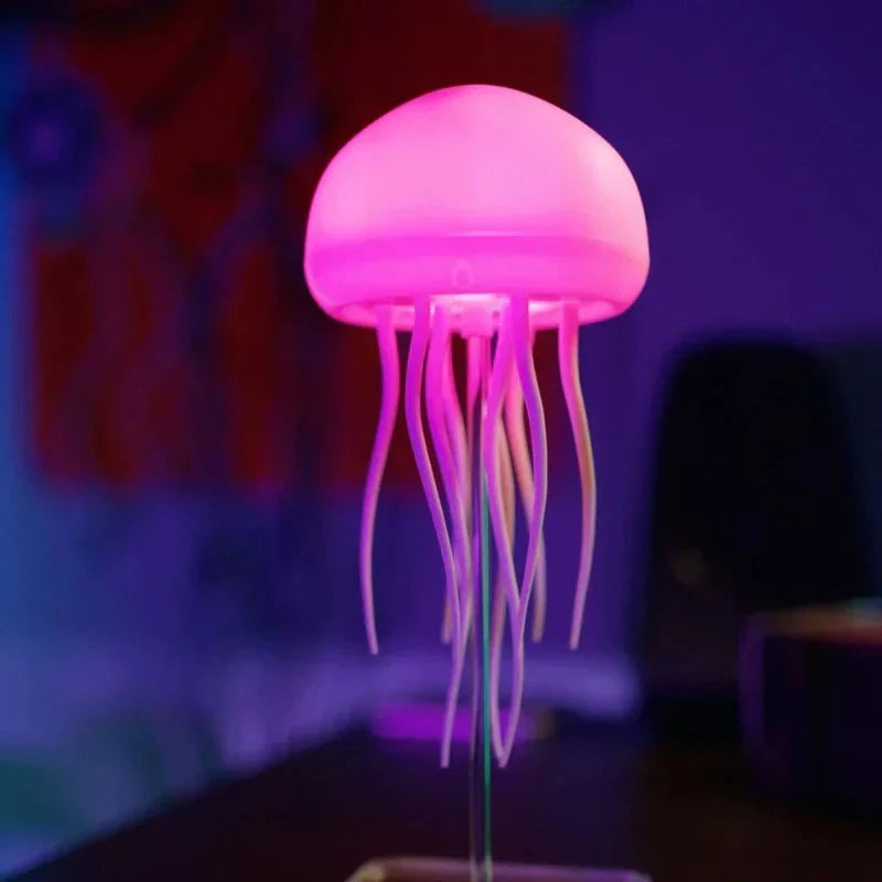 Touch-Controlled Color-Changing Jellyfish Lamp