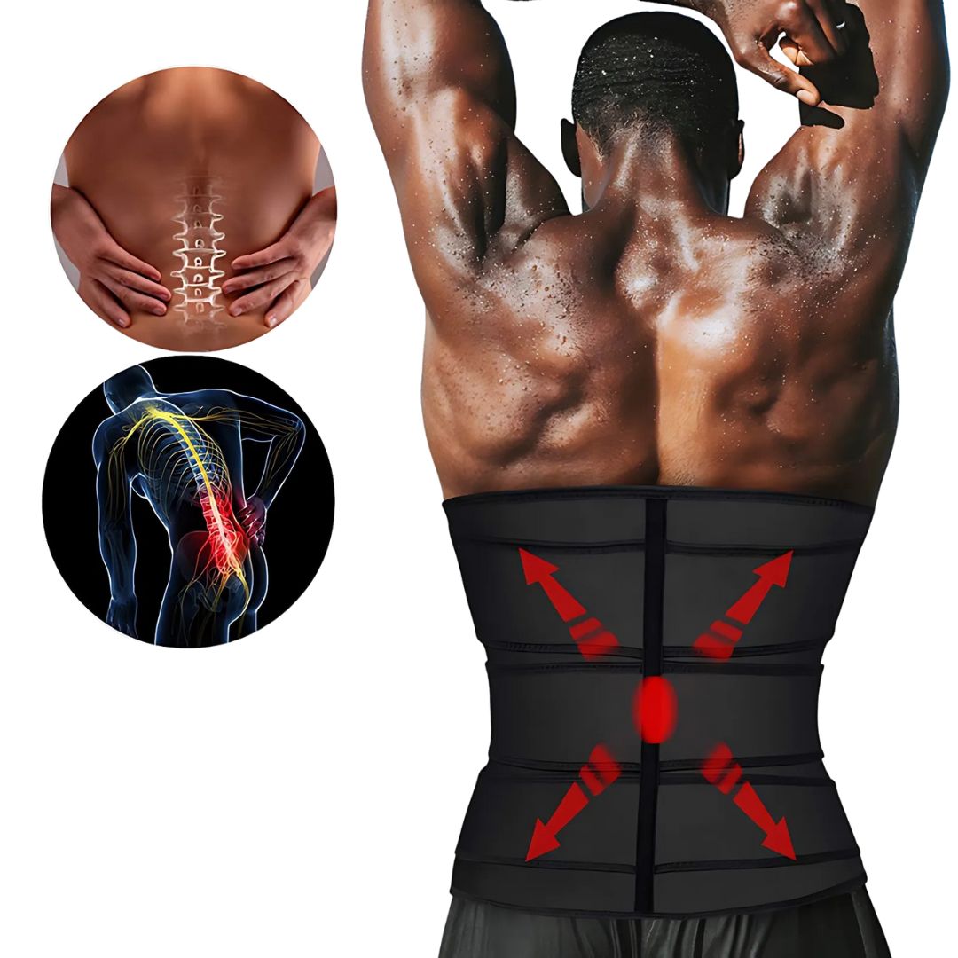 Neoprene Waist Support Band – Breathable Trainer for Compression During Workouts & Recovery