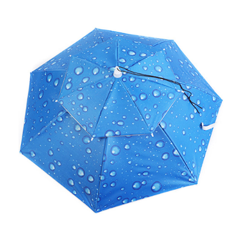 Adjustable Chin Strap Umbrella Hat