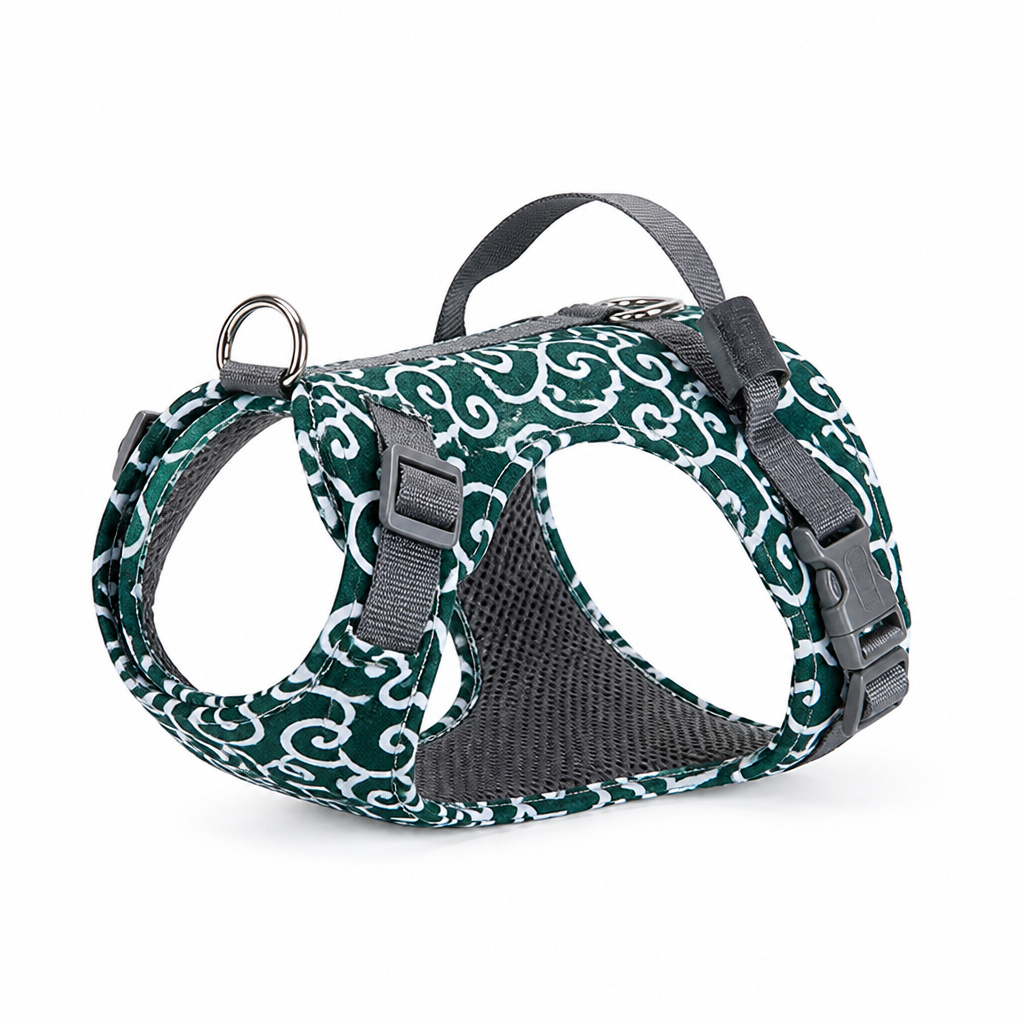 Anti-Escape 4-Point Breathable Pet Harness (Cat & Small Dog)