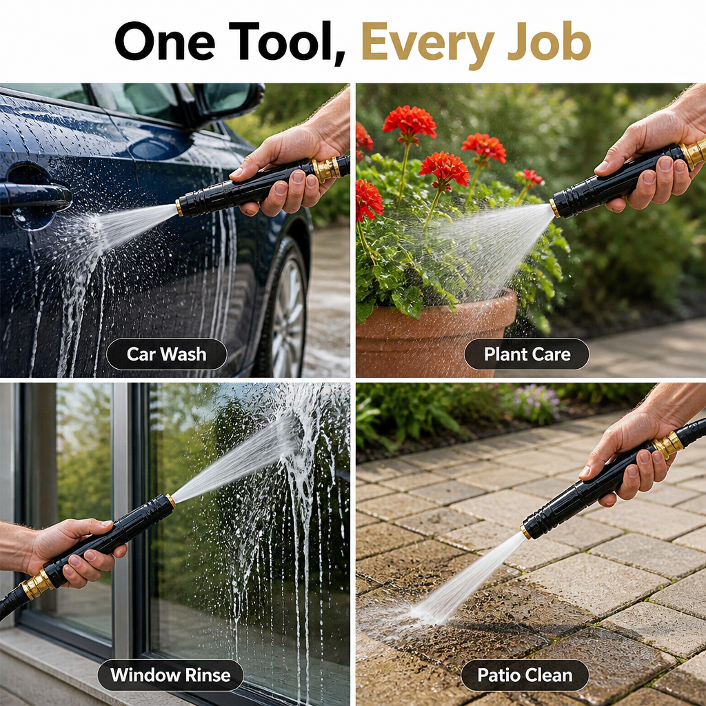 Hydrolance™ — Power-Wash Patios, Cars & Bikes Without the Pressure Washer Cost