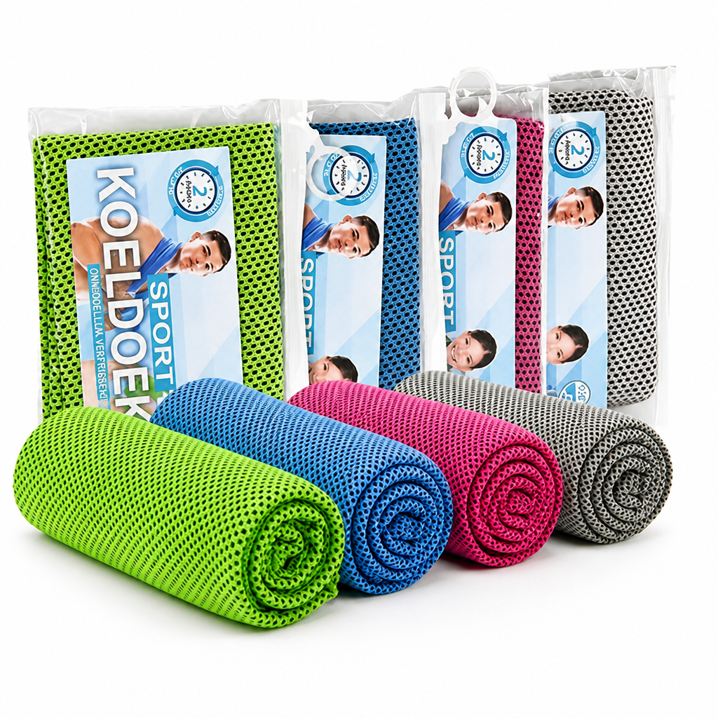 Instant-Cooling Microfiber Cooling Towels (Set of 4)