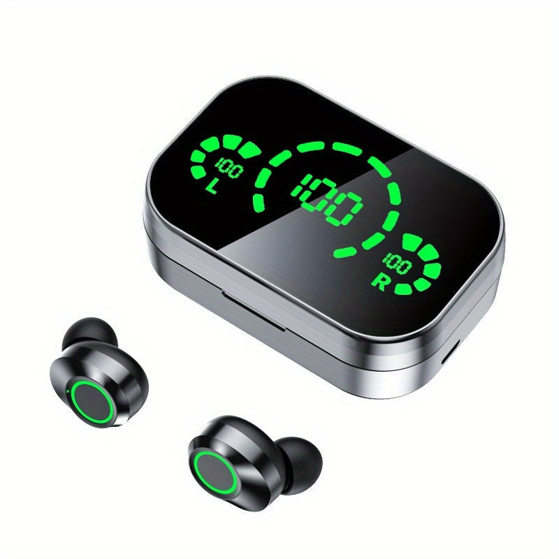 In-Ear Bluetooth Earbuds with LED Charging Box