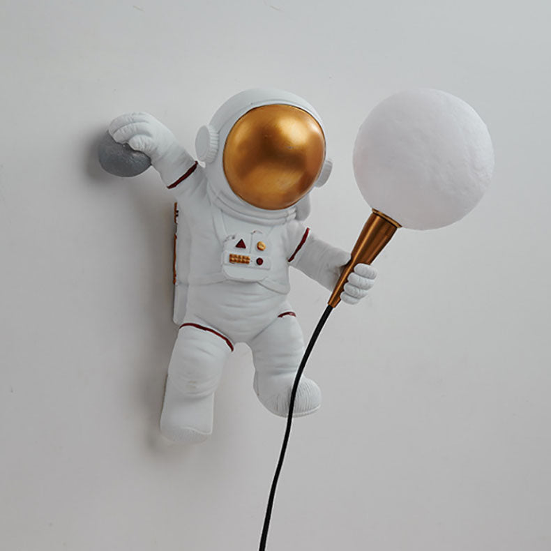 LED Astronaut Wall Light for Kids' Bedroom Decor