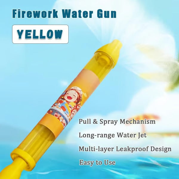 Outdoor Fun Water Blaster with Fireworks Spray Design