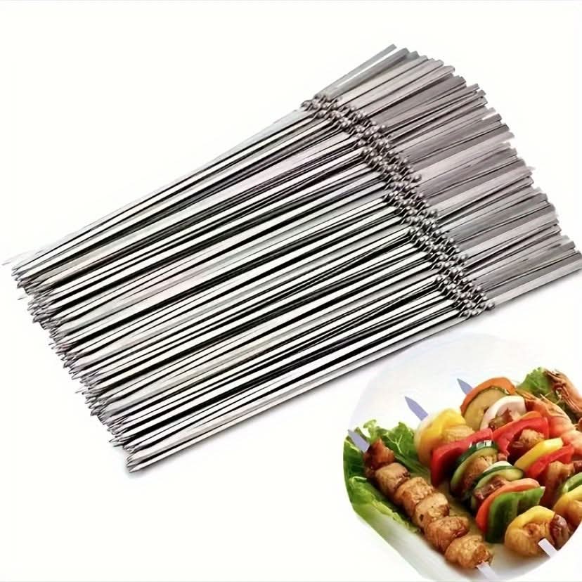 Stainless Steel Skewers Set for BBQ Cooking