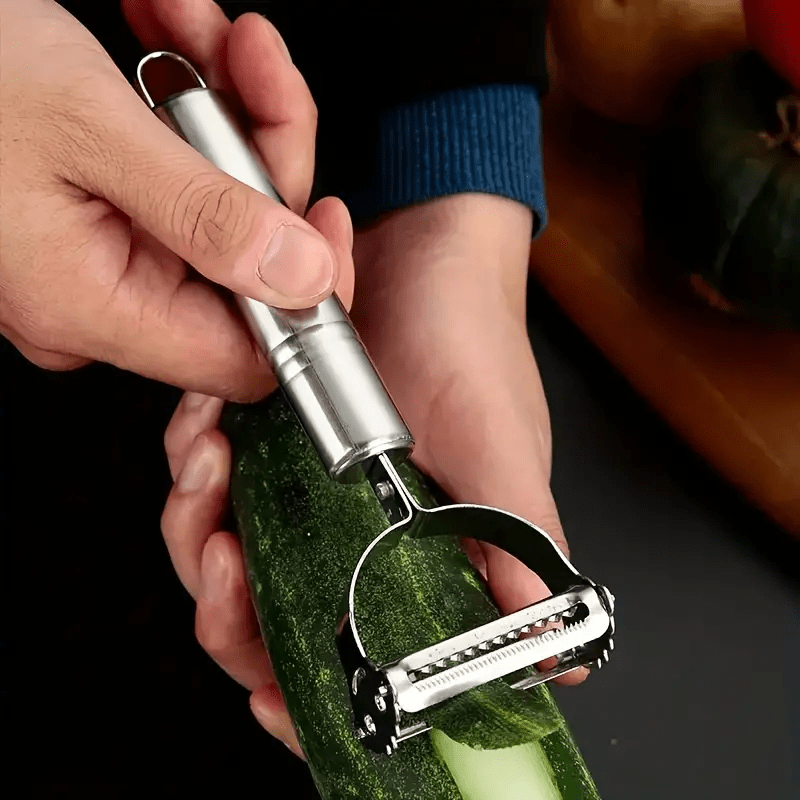 Stainless Steel Vegetable Peeler and Julienne Cutter