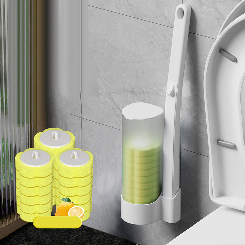 Disposable Toilet Scrubber | Antibacterial | Hygienic Sponge Heads | CleanClick