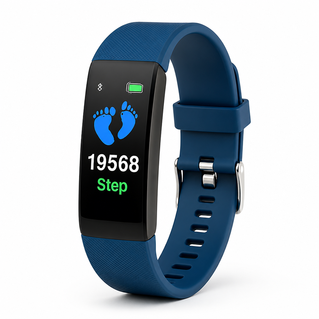 Simple LED Heart & Blood Pressure Senior Smartwatch
