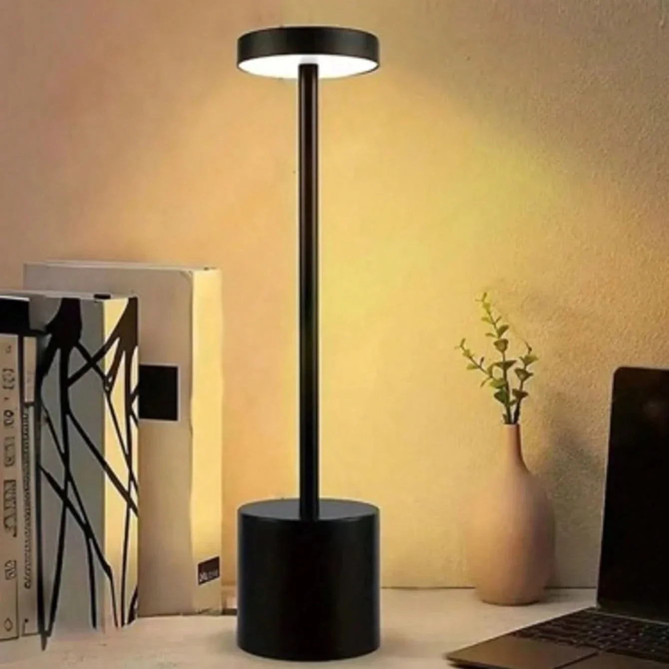 Portable LED Desk Lamp with Dimmable Light for Indoor and Outdoor Use