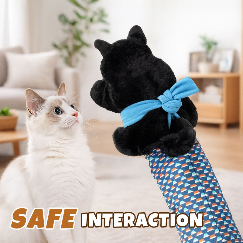 Plush Kitten Play Glove for Cats – Scratch-Resistant Design
