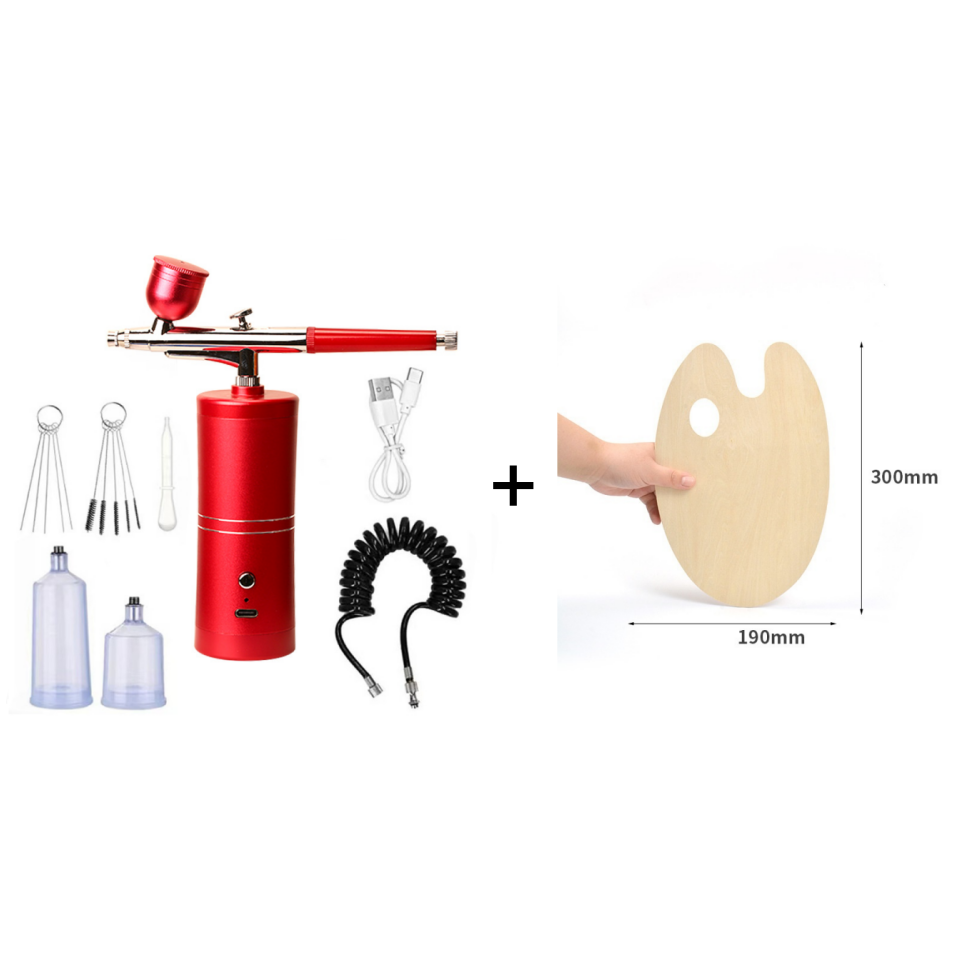 Precision Nozzle Wireless Airbrush Spray Gun