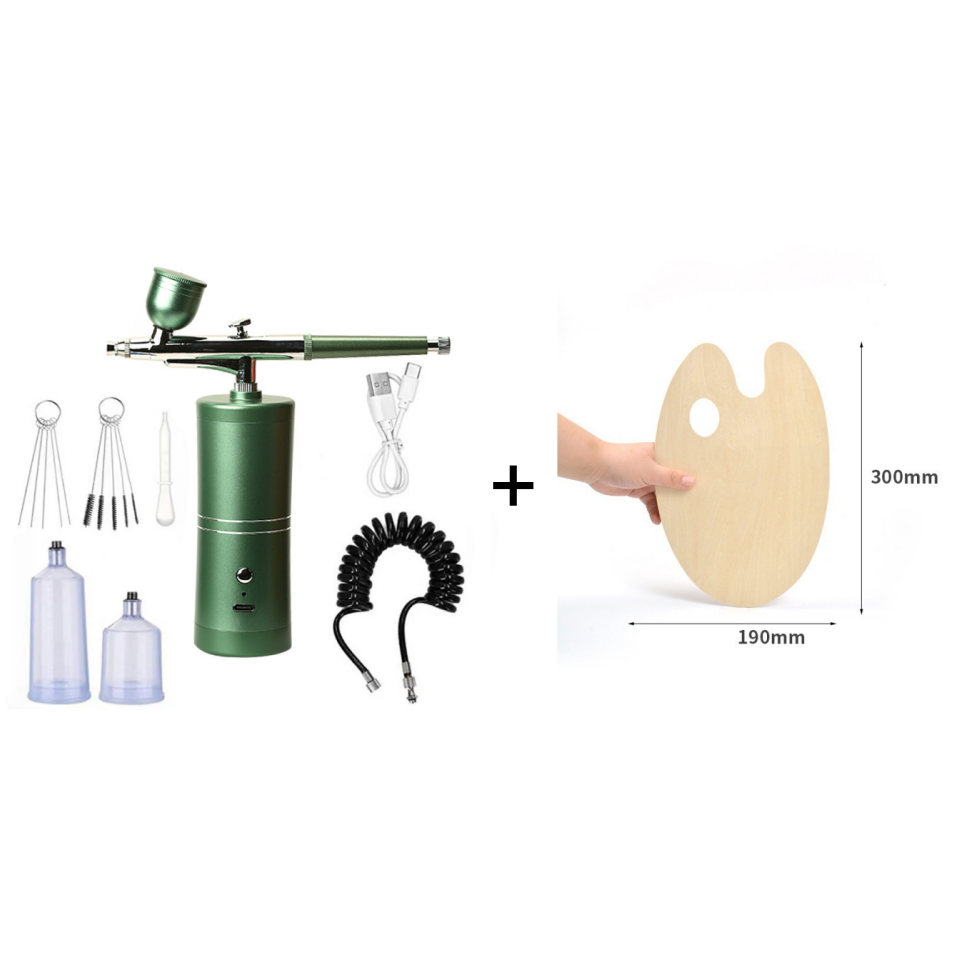 Precision Nozzle Wireless Airbrush Spray Gun