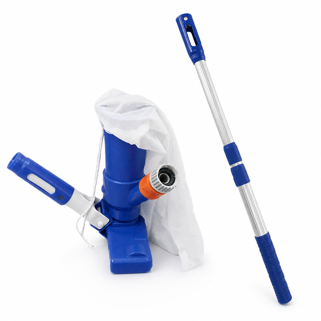 Hose-Powered Venturi Pool Vacuum (40-Inch Telescoping Pole)