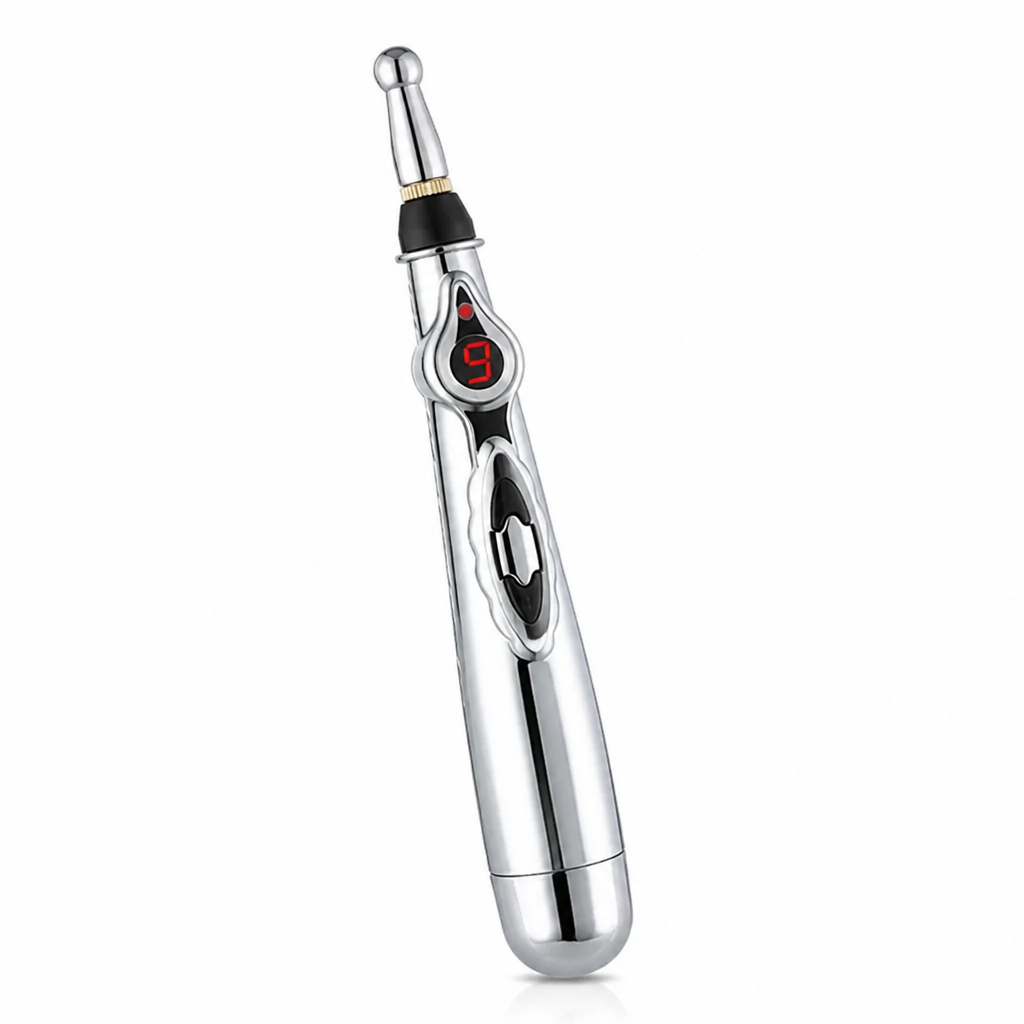Needle-Free Electronic Acupuncture Pen (Interchangeable Heads)