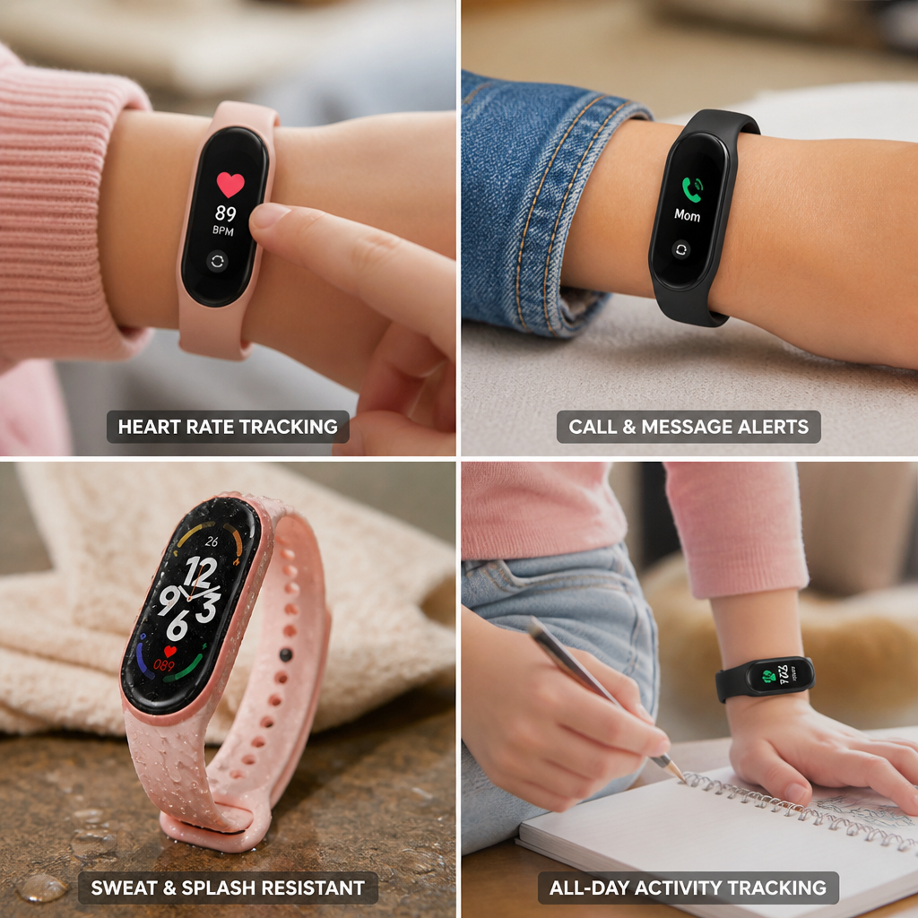 Heart Rate & Activity Kids Fitness Watch