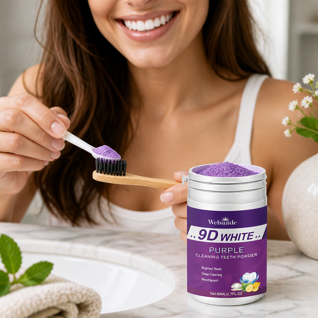 Fluoride-Free Baking Soda Honeysuckle & Mint Toothpaste Powder (80 mL)