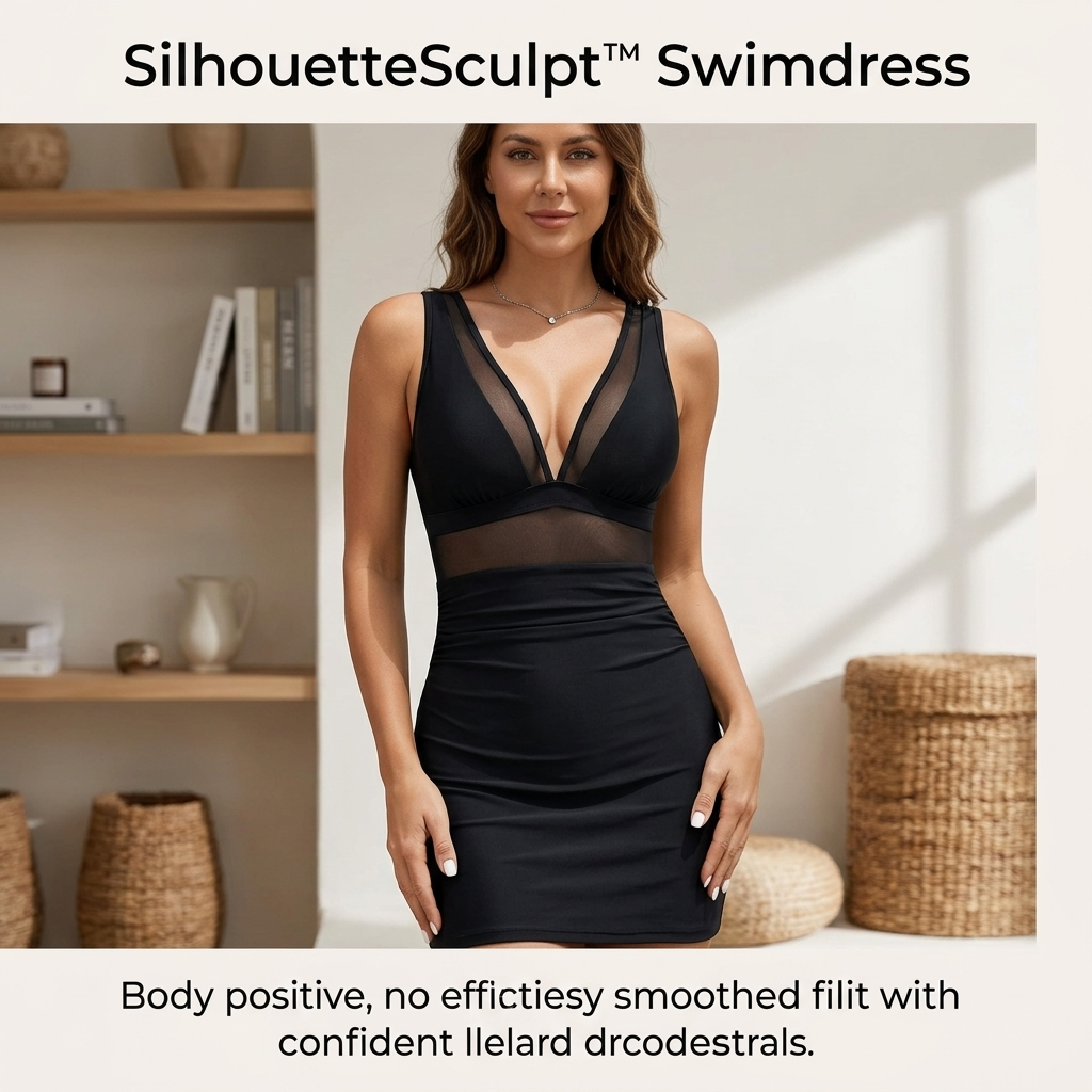 SilhouetteSculpt™ Swimdress — Flaunt a Slimmer Waist and Own Every Summer Moment with Effortless Confidence