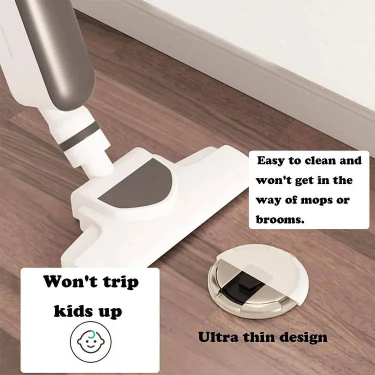 Stylish Door Protection with Floor-Mounted Stopper for Home Use