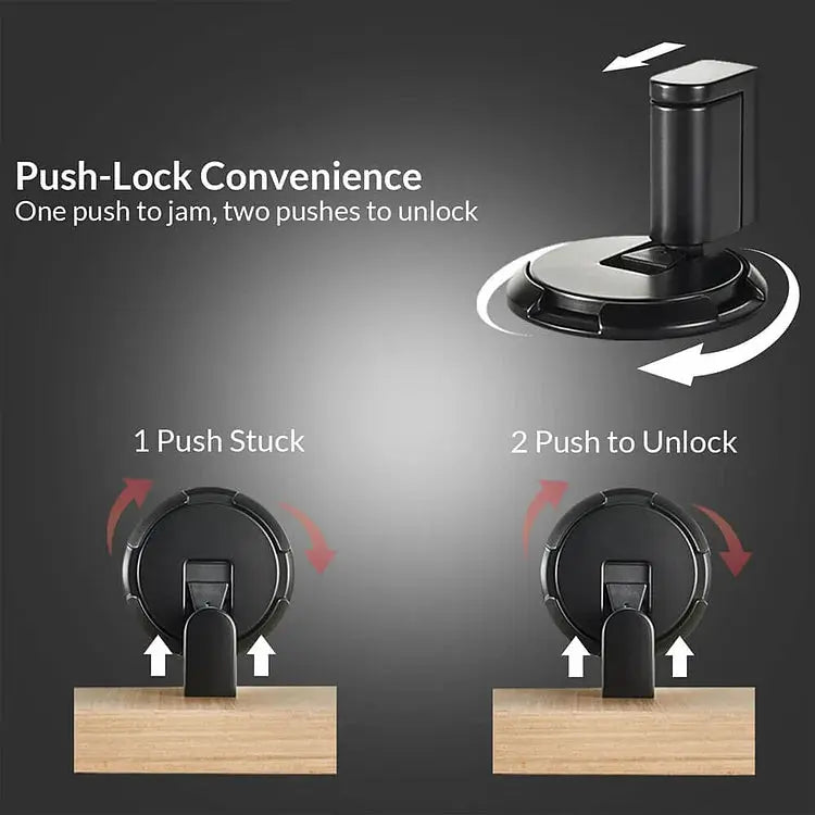 Stylish Door Protection with Floor-Mounted Stopper for Home Use