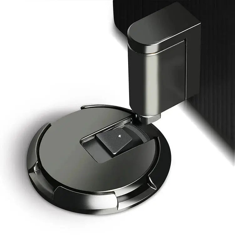 Stylish Door Protection with Floor-Mounted Stopper for Home Use
