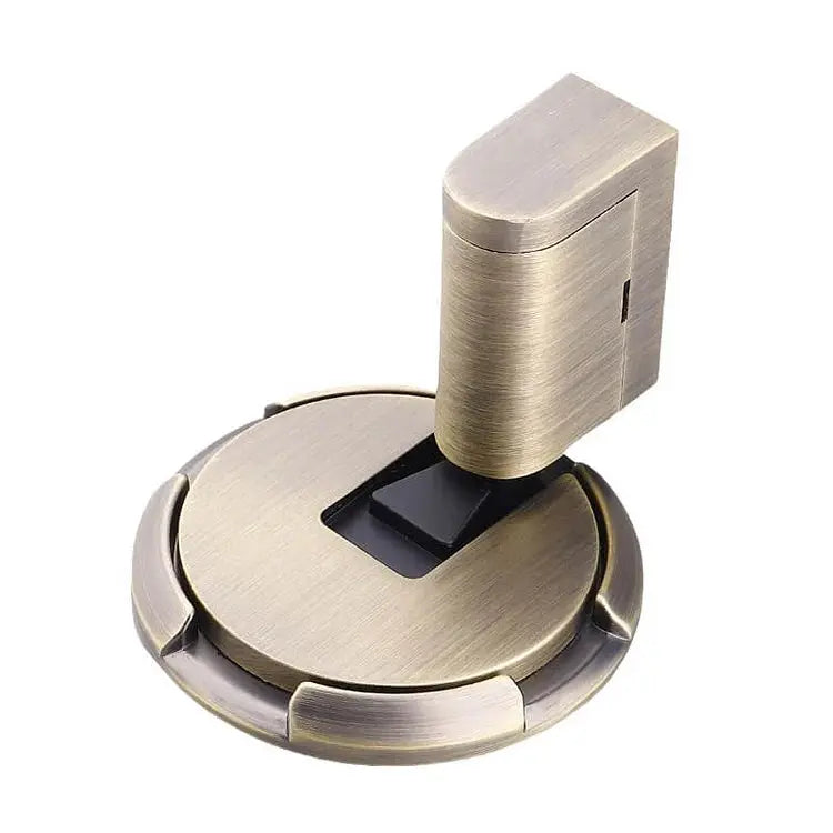 Stylish Door Protection with Floor-Mounted Stopper for Home Use