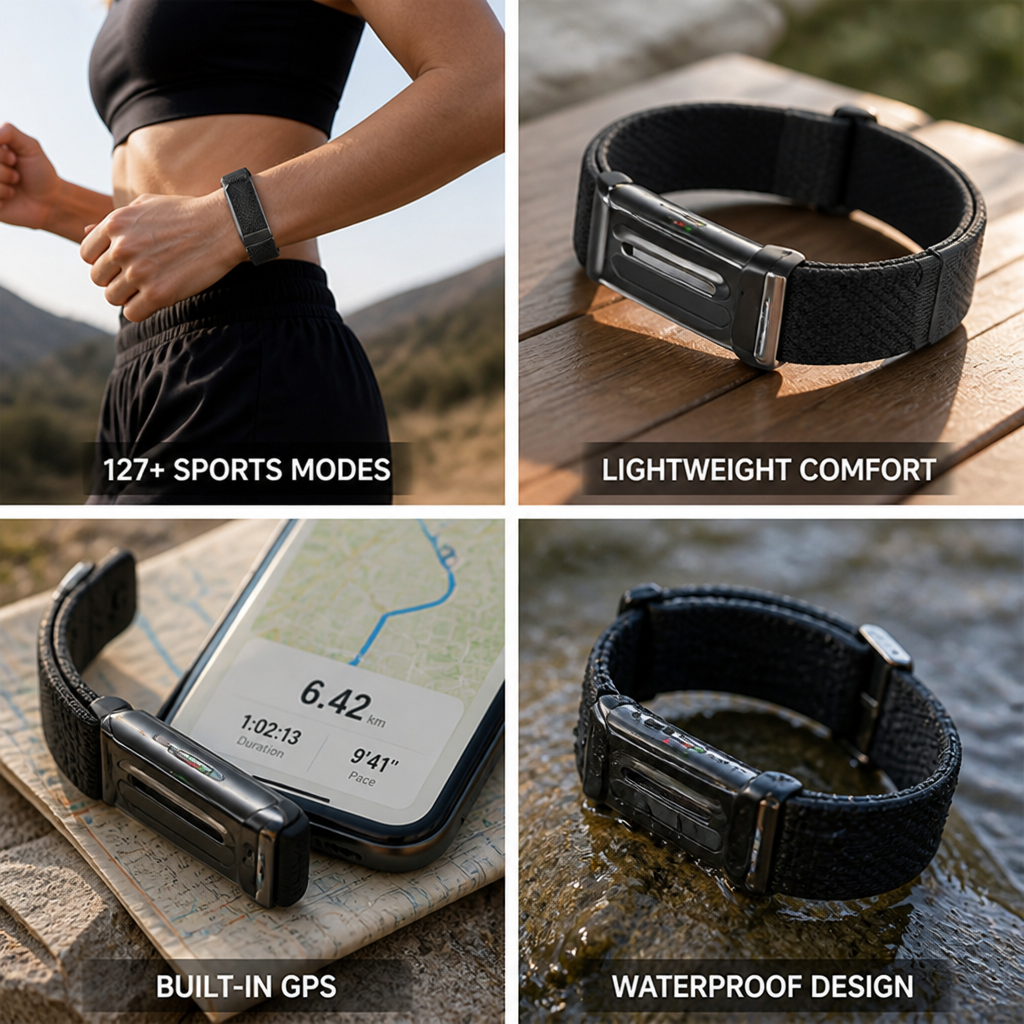 Ultra-Thin GPS Smartwatch (127+ Sports Modes)