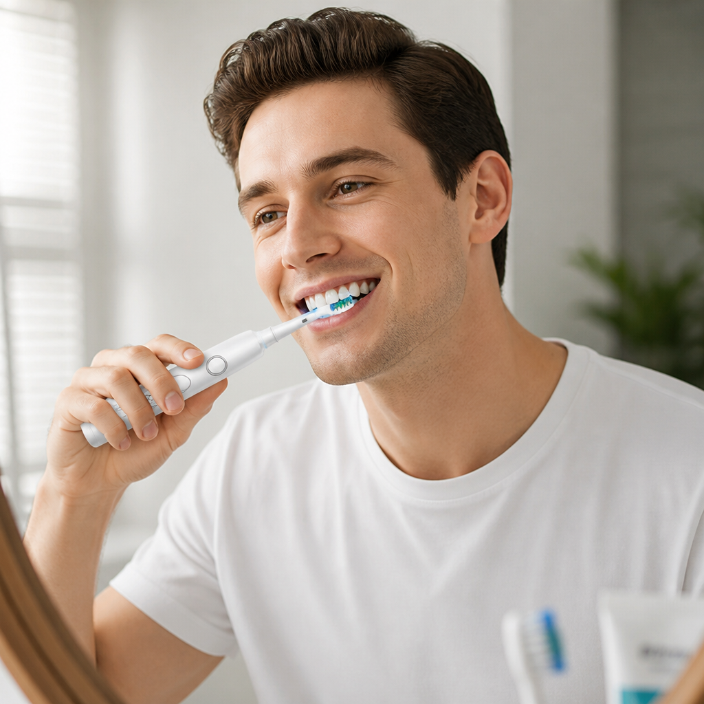Automatic Deep-Cleaning Rechargeable Soft-Bristle Electric Toothbrush