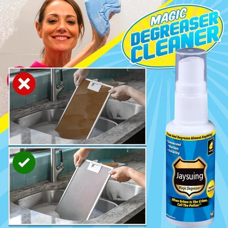 Citrus-Based Degreaser Spray for Kitchen, Glass, and Leather – Quick No-Rinse Solution