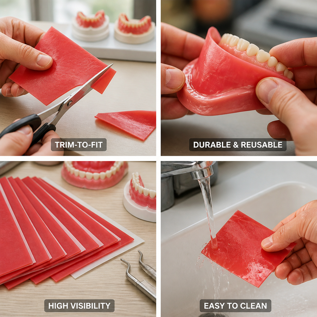 Durable & Reusable Trim-To-Fit Wax Sheets (72-Pack)