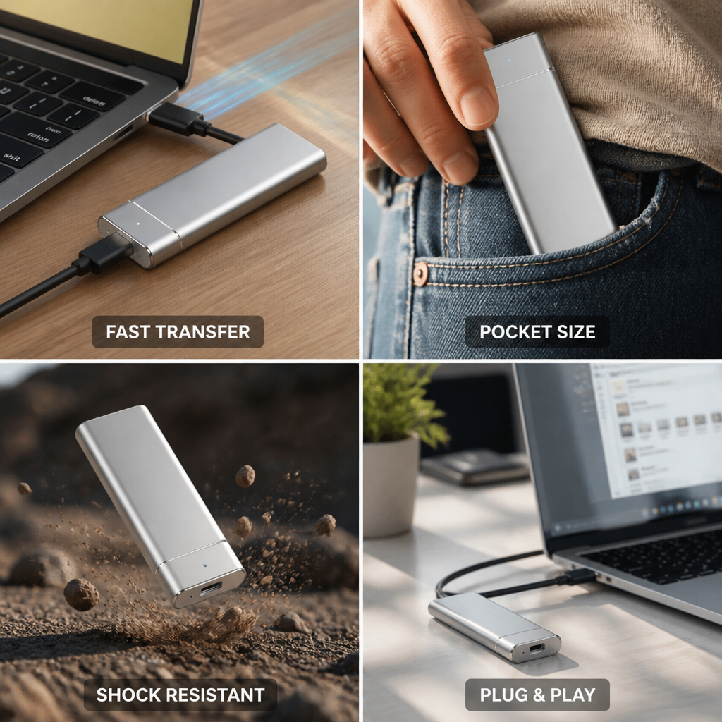 Aluminum USB 3.0 Portable SSD
