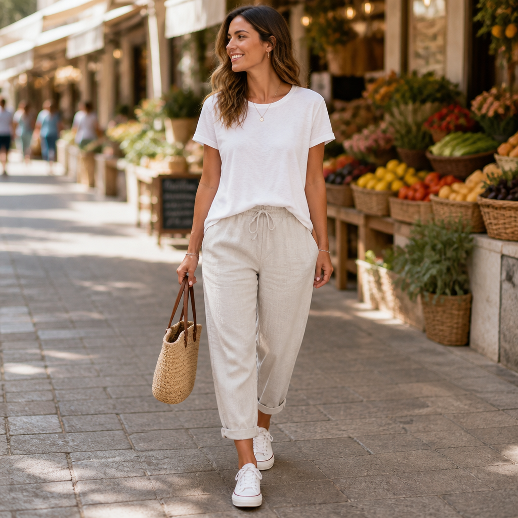 BreezeLuxe™ Casual Relaxed Pants — Feel Light, Cool, and Free All Day Long