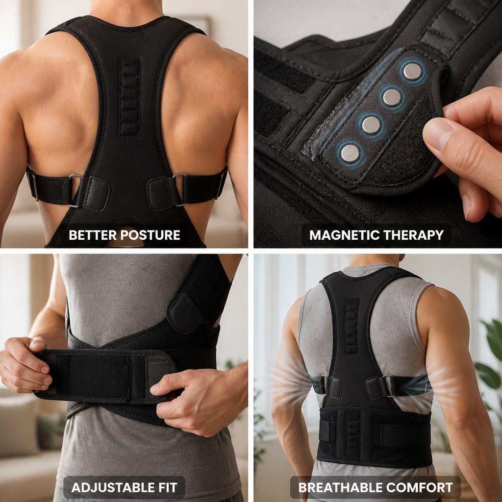 Breathable Magnetic Therapy Posture Corrector