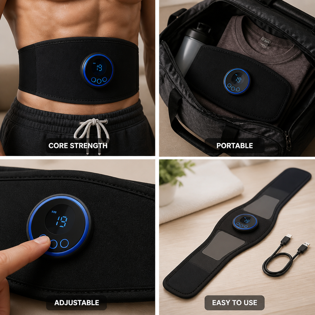 EMS 19-Level Portable Abdominal Trainer Belt