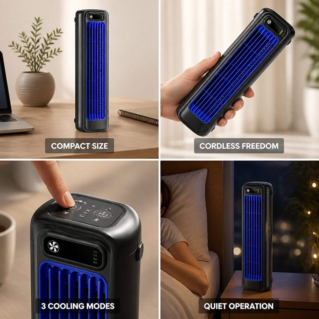 Rechargeable Cordless Personal Air Cooler