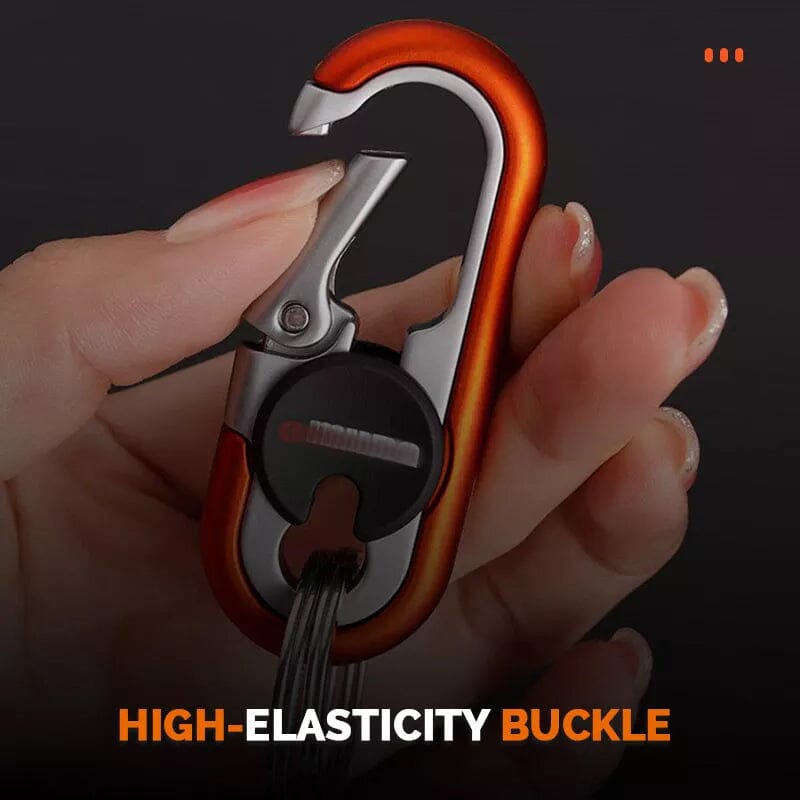 Zinc Alloy Carabiner Clip Car Keychain
