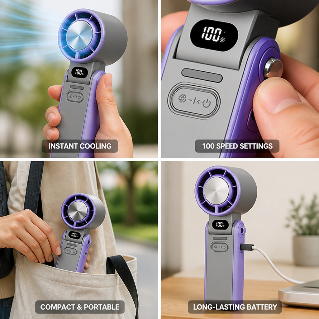 Semiconductor Cooling Turbo Handheld Air Cooler