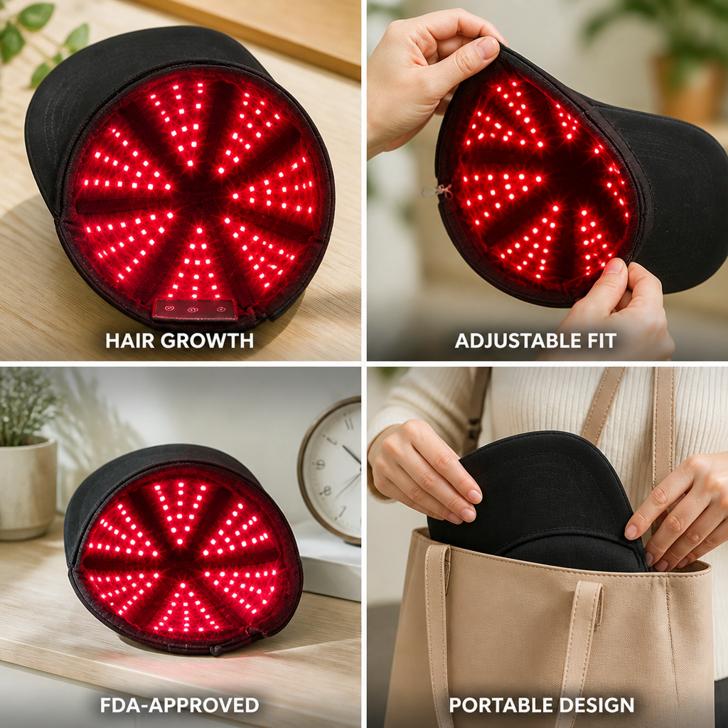 FDA-Approved Red & Infrared Hair Growth Cap