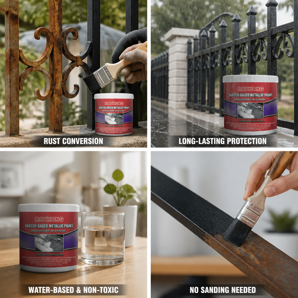 Water-Based Non-Toxic Rust Converter (For Steel & Iron)