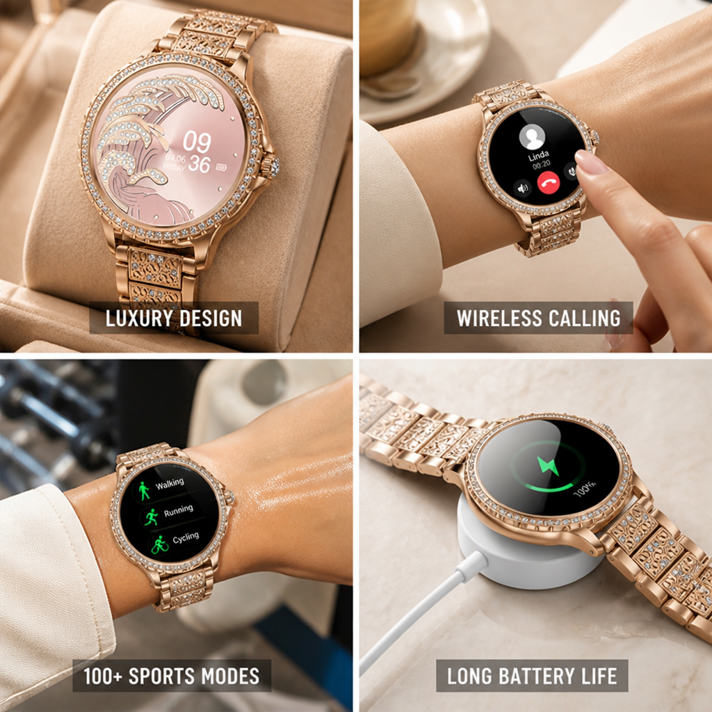 1.32-Inch HD Fitness & Wireless Calling Smartwatch