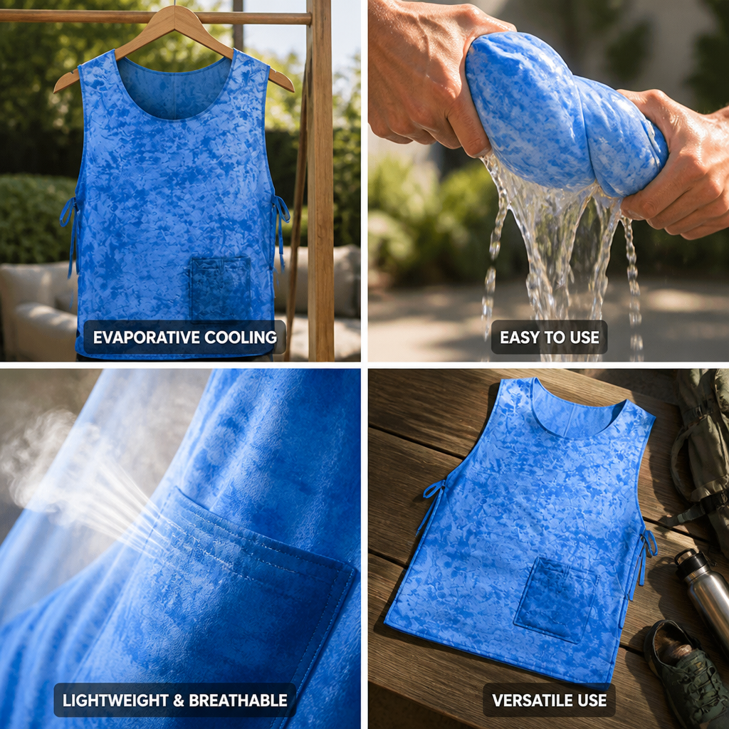 Evaporative Lightweight & Breathable Cooling Vest