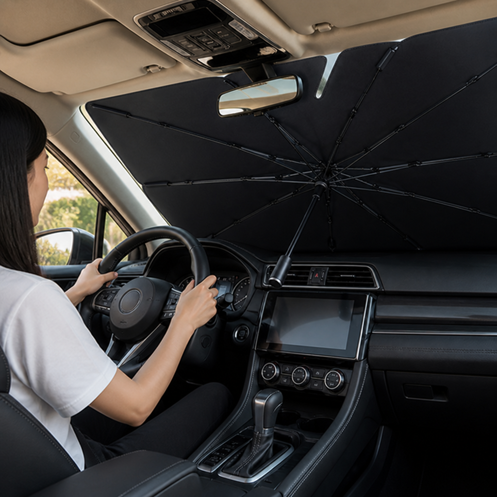 SolarVeil™ — Step Into Instant Cool and Shield Your Car from Sun Damage