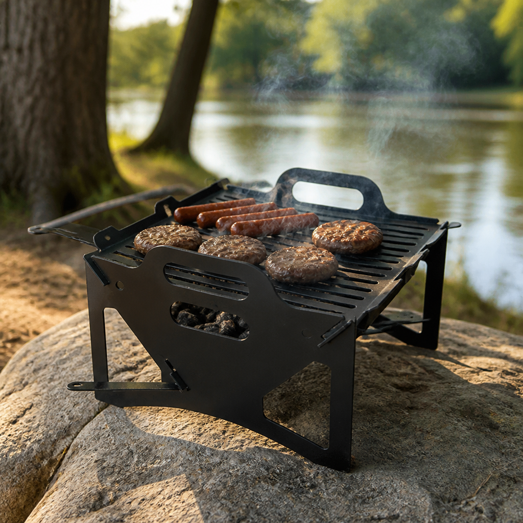FlexGrill™ — Unlock Effortless, Mouthwatering Grills Anywhere You Go